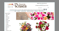 Desktop Screenshot of flowersbyramon.com
